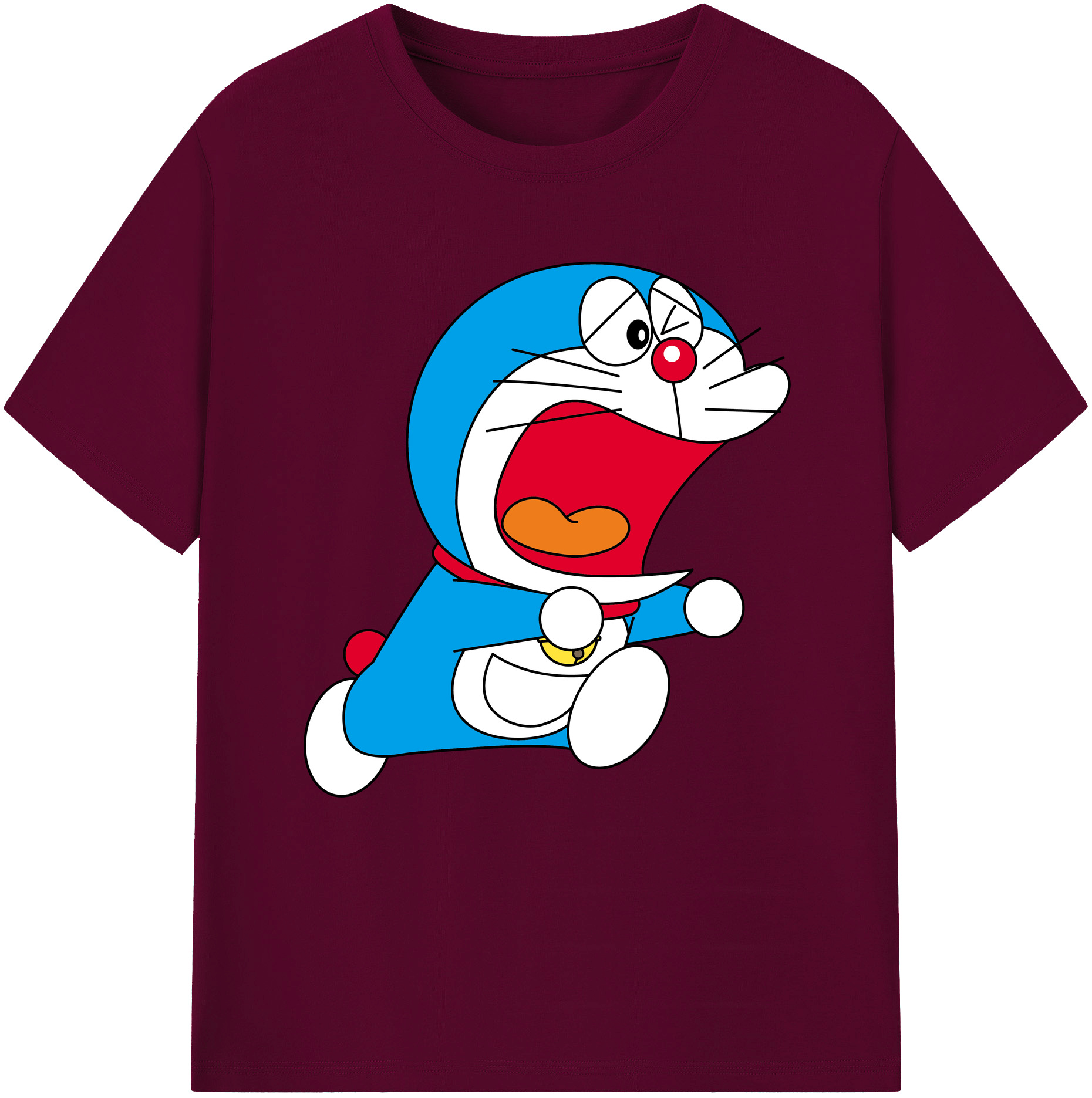 （画像用） ドラえもん Doraemon レディースカジュアルプリントTシャツ（綿100％）